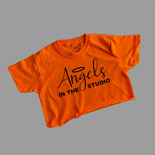 Angels In The Studio Cropped Tshirt
