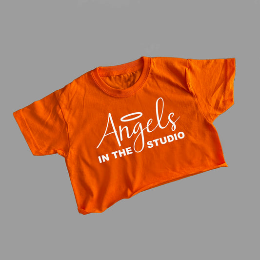 Angels In The Studio Cropped Tshirt